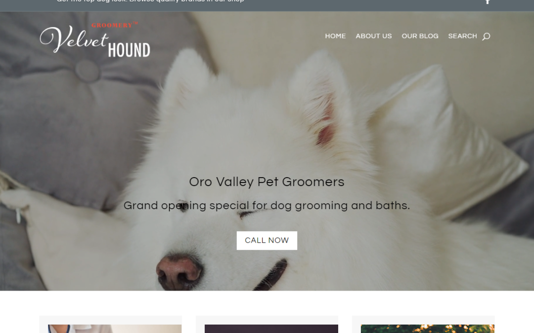 Velvet Hound Groomery Launches Website